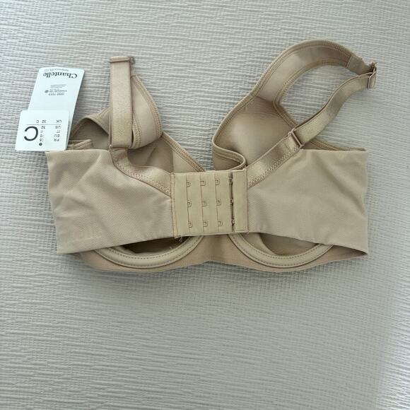 Chantelle nude smooth contour bra size 32C underwire support NWT - Picture 4 of 4